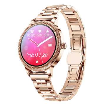 Luxury Womens Smart Watch Heart Rate Blood Pressure Sleep Monitor IP68 Waterproof Pedometer Weather Forecast Message Reminder - Findtime